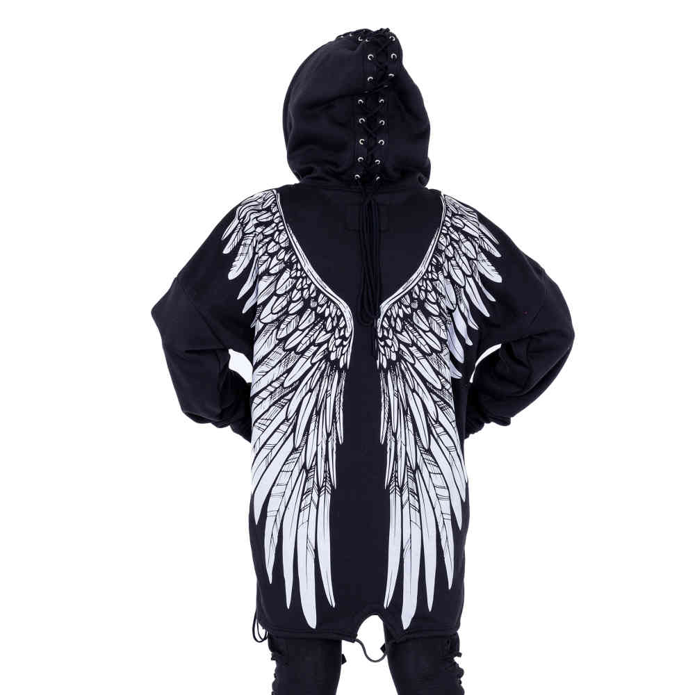 Vixxsin - Asmodeus Vest met capuchon - Zwart